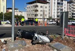 Kilis'te kamyonet ile motosiklet çarpıştı