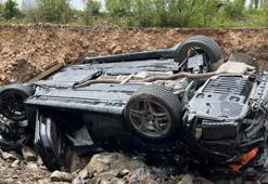 Yozgat’ta meydana gelen kazada takla atan otomobildeki 4 kişi yaralandı