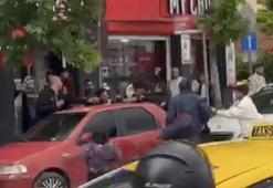 Eskişehir’de 2 grup cadde ortasında yumruk yumruğa kavga etti