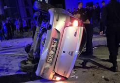 Diyarbakır’da otomobil ile belediye otobüsü çarpıştı