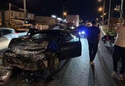 İki otomobilin çarpıştığı kazada 5 kişi yaralandı