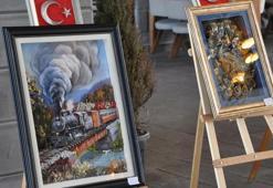 40 hükümlünün 3 aylık çalışmayla hazırladığı eserler vatandaşların beğenisine sunuldu