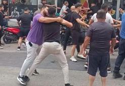 Esnaflar ile vatandaşlar arasındaki kavgada 1’i polis 5 kişi yaralandı