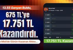 13.55 Ganyan Buldu, 675 TL'ye 17.751 TL Kazandı! İşte Misli’de Günün Kazanan Altılısı…