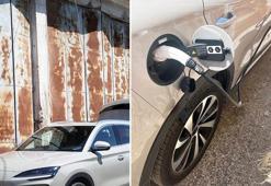 Şanlıurfa’da pes dedirten olay! Kaçak elektrikle araç şarj istasyonu