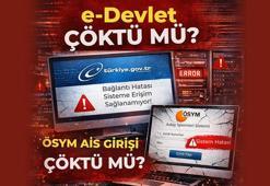 ÖSYM AİS GİRİŞİ ÇÖKTÜ MÜ? e-Devlet çöktü mü? Aday İşlemleri Sistemi’ne (AİS) neden girilmiyor? İşte son dakika gelişmeleri