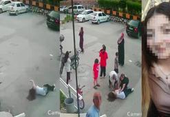 12. kattan düşen 14 yaşındaki kız çocuğu hayata tutundu: Düşme anı kamerada