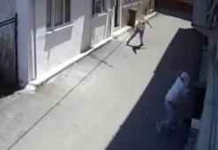 Osmangazi’de kurşunların havada uçuştuğu çatışma kamerada