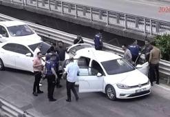 Osmaniye’de cezaevi önünde 2 kişiyi yaralayan şüphelilerin yakalanma anı kamerada