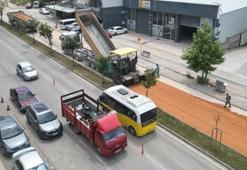 Bursa Nilüfer'de aylardır beklenen çalışma başladı! O cadde tamamen yenileniyor