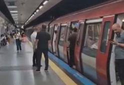 Metro raydan çıktı 3 yolcu yaralandı
