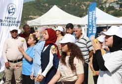 Hatay'da festival coşkusu! Vatandaşlar akın etti, renkli görüntüler dikkat çekti