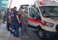 D-100'de korkutan kaza! Belediye otobüsüne beton pompası çarptı: Yaralılar var