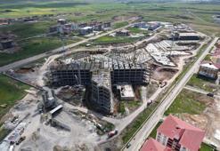 Kars'a dev hastane! Hızla yükseliyor