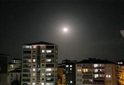 Edirne semalarında görsel şölen! Görenler fotoğraf çekmek için yarıştı
