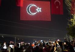 Hz. Nuh’u Anma Merasimi’nde Şırnak’ta ışıklı dron gösterisi