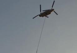Türkiye'nin en büyük yangın söndürme helikopteri Aydın'da sahaya indi