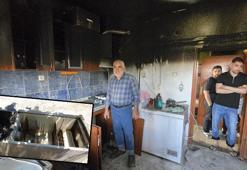 Bomba gibi patlayan buzdolabı sonrası evde büyük maddi hasar oluştu