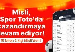 Misli, Spor Toto'da kazandırmaya devam ediyor! 15 bilen 2 kişi Misli’den!