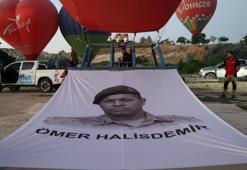 253 şehidin ismi gökyüzüne havalandı: Kapadokya'da balonlar 15 Temmuz için yükseldi