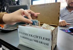 Evlenecek çiftlere Rizeli esnaftan çözüm: Dükkanın en görünen yerine koydu