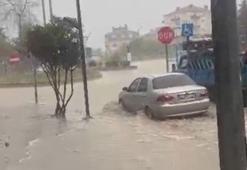 Kuvvetli sağanak yağış Sinop Türkeli'yi vurdu