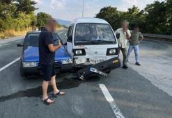 Kaza yerinde 'Ceza yerine aracını yaptırayım' teklifinde bulunan alkollü sürücü polisi görünce kaçtı