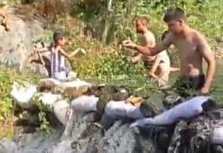 Elazığ'da sıcaklara karşı köy sakinlerinden doğal çözüm