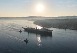 Nefes kesen geçiş havadan görüntülendi: Dünyanın En Büyüklerinden Biri İstanbul Boğazı'ndan geçti!