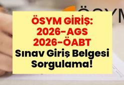 ÖSYM GİRİŞ: 2026-AGS ve 2026-ÖABT Sınav Giriş Belgeleri! Akademi Giriş Sınavı ve Öğretmenlik Alan Bilgisi Testi İçin Sınav Giriş Belgeleri Erişime Açıldı! Sınav Giriş Belgesi Sorgulama Ekranı