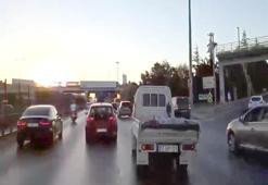Avcılar'da iki kamyonetten makas yarışı: 277 bin 622 lira ceza yediler