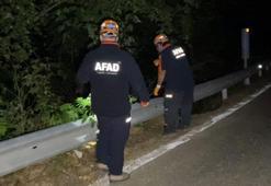 İnegöl'de uçurum kenarında bulunan motosiklet ekipleri harekete geçirdi