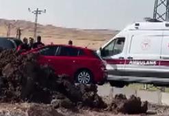 Bismil'de iki otomobil kavşakta çarpıştı 7 kişi yaralandı