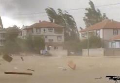 Fırtına ve sağanak Tokat'ta hayatı olumsuz etkiledi
