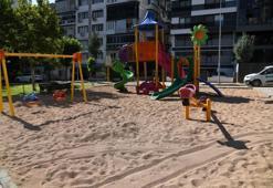 Manisa'da çocuk parklarında yeni dönem: Zeminde kullanılmaya başlandı