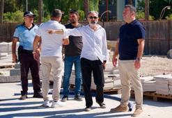 Kuşadası'nın yeni cazibe merkezi olacak kent meydanında sona gelindi