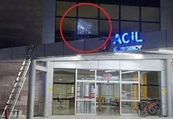 Samsun Ruh Sağlığı ve Hastalıkları Hastanesi’nin acil bölümünün camına mermi isabet etti
