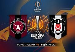 Midtjylland - Beşiktaş maçı hangi kanalda? Beşiktaş maçı CANLI YAYIN hangi kanalda? Midtjylland - Beşiktaş maçı nereden izlenir? Midtjylland - Beşiktaş maçı ilk 11'leri belli oldu mu? Midtjylland - Beşiktaş maçı saat kaçta? Midtjylland - Beşiktaş maçı şifresiz mi?