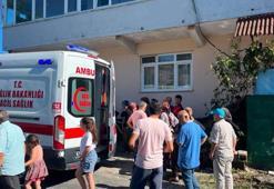 Tarım aracının devrilmesi sonucu 5 kişi yaralandı