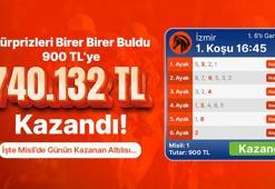 Sürprizleri Birer Birer Buldu 900 TL’ye 740.132 TL Kazandı! İşte Misli’de Günün Kazanan Altılısı…