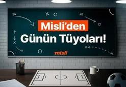 Misli editörlerinin hazırladığı günün tüyolarıyla bahis keyfi zirveye çıkıyor. Karşılaşmaların heyecanı Misli’de yaşanıyor... İşte Misli’den Günün Tüyoları!