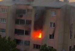 16 dairelik binada yangın dehşeti! Mahsur kalanlar için itfaiye harekete geçti
