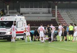 Oyuna girdi 1 dakika sonra ambulansla hastaneye kaldırıldı
