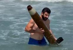 Sinop'ta denize girenler şüpheli cisim bulundu
