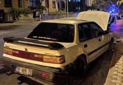 İki otomobilin çarpıştığı kazada sürücülerden biri firar etti