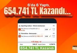 6’da 6 Yaptı, 654.741 TL Kazandı…