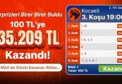 Sürprizleri Birer Birer Buldu 100 TL’ye 135.209 TL Kazandı! İşte Misli’de Günün Kazanan Altılısı…