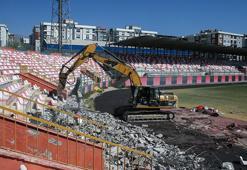 Van Atatürk Stadyumu'nda yıkım başladı! Yerine 15 bin kişilik dev kompleks geliyor!