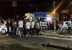 2 otomobilin çarpışması sonucu meydana gelen kazada 7 kişi yaralandı