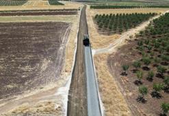 Şanlıurfa’da 4 mahalleyi birbirine bağlayan yol yenilendi